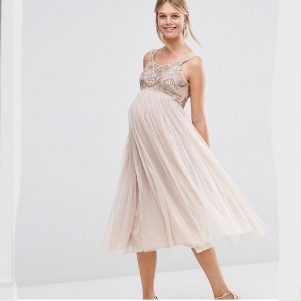 Maya sequined ASOS maternity dress US 6